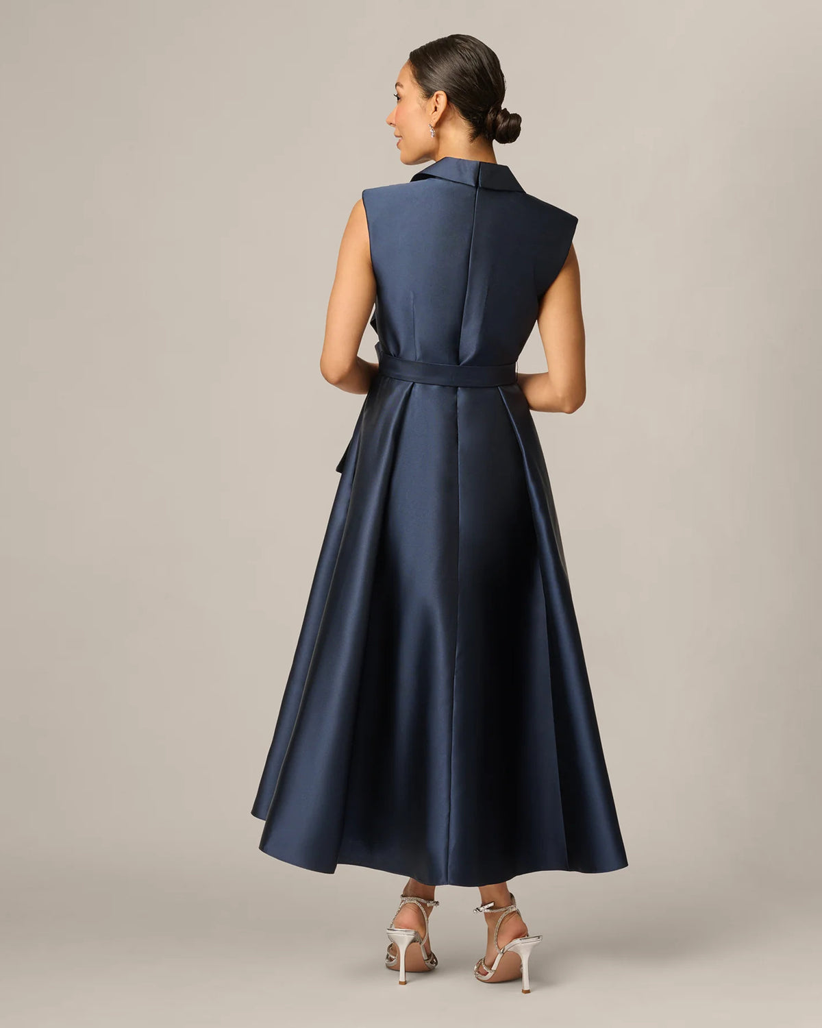 spaghetti strap a-line maxi mother of the bride dress - image 5