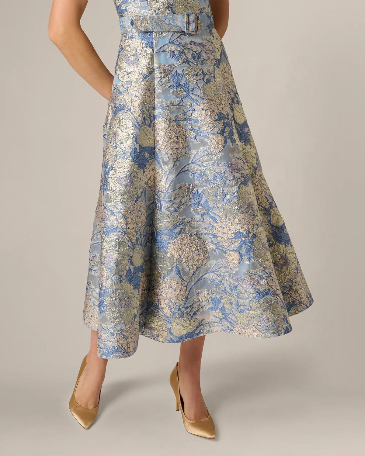 a-line midi mother of the bride dress - image 5