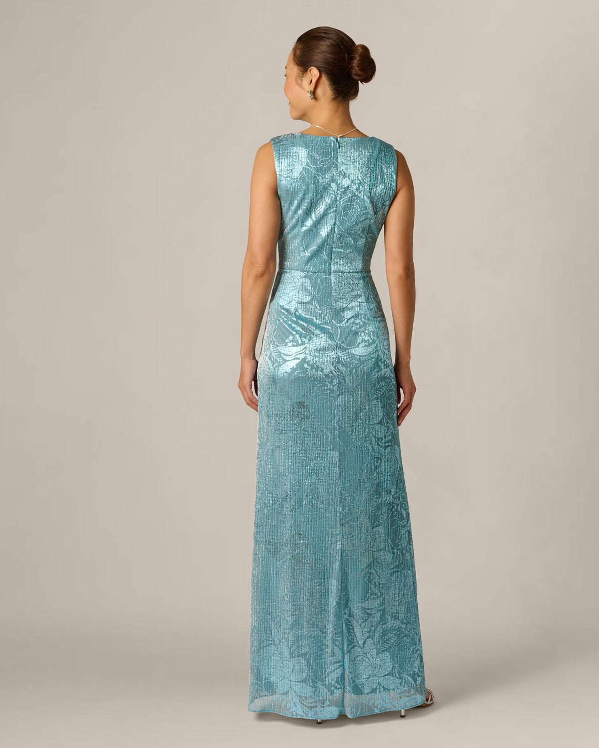 a-line maxi mother of the bride dress - image 5