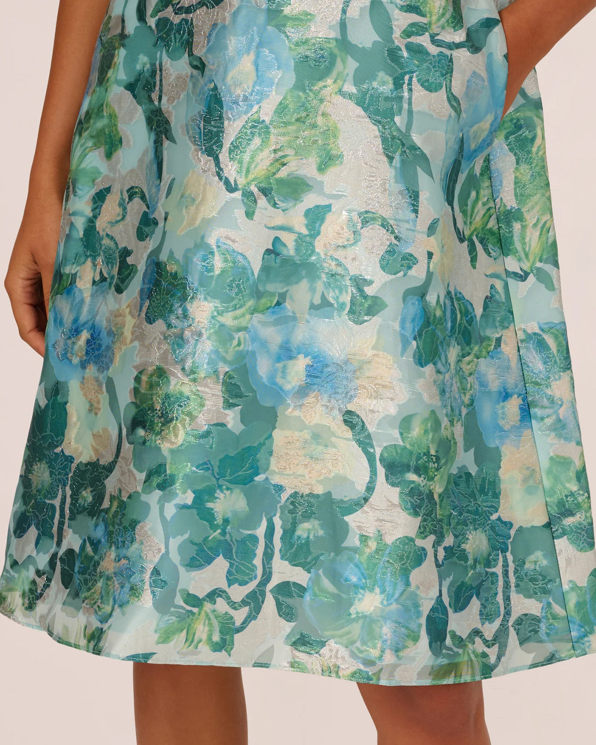 a-line midi mother of the bride dress - image 5