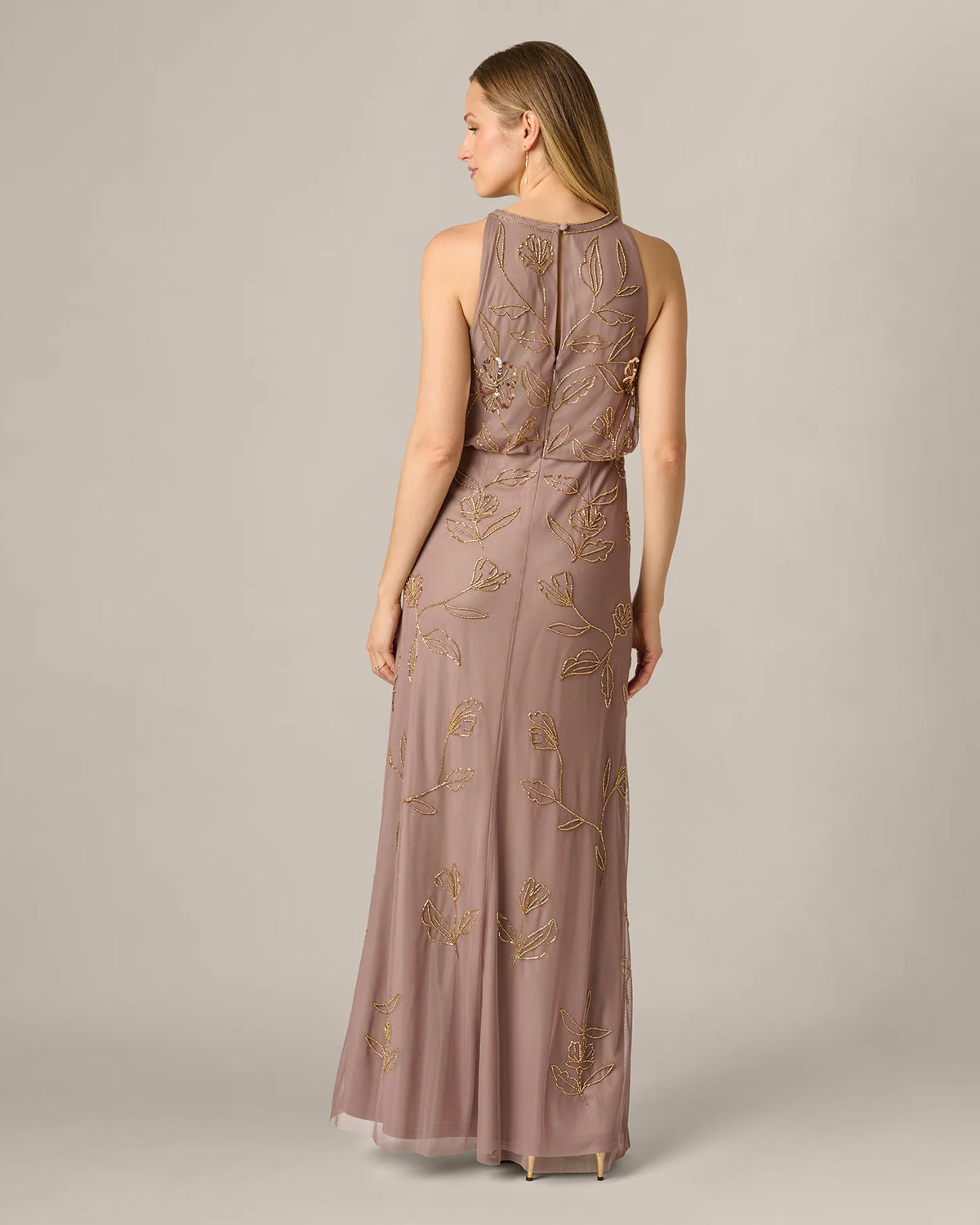 sleeveless a-line maxi mother of the bride dress - image 5