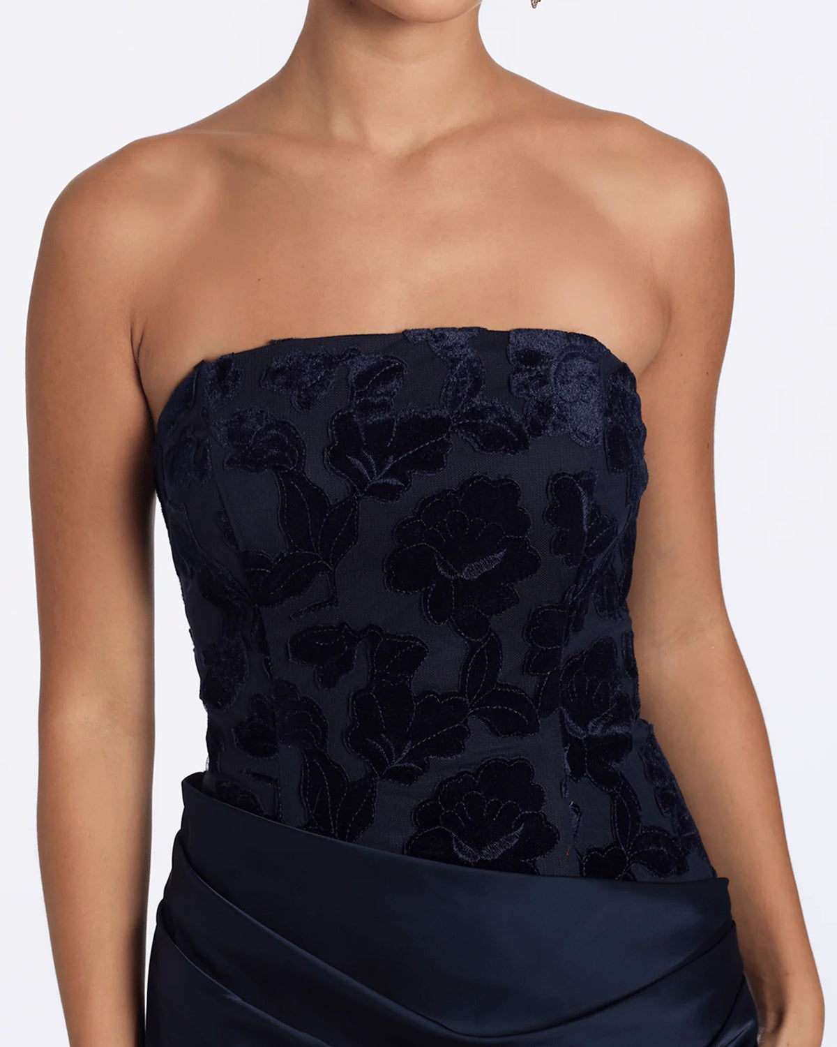 square neck column maxi prom dress - image 5