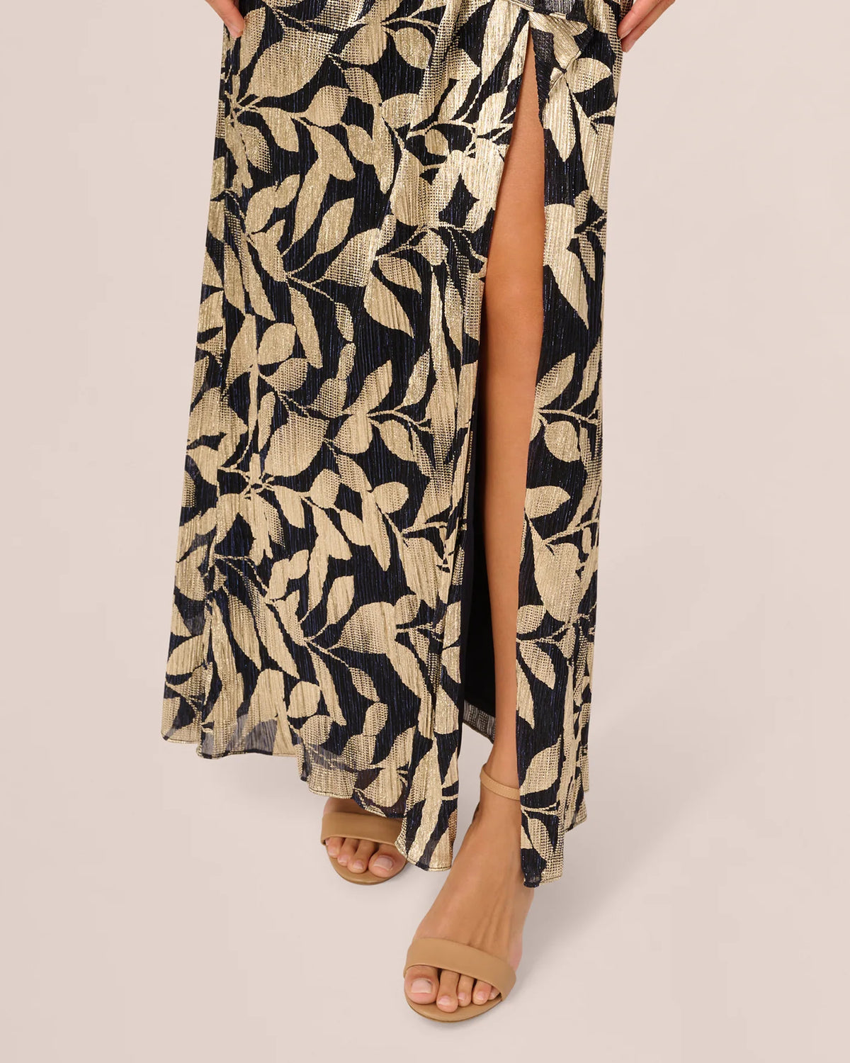 asymmetrical neck mermaid floor-length mother of the bride dress - image 5