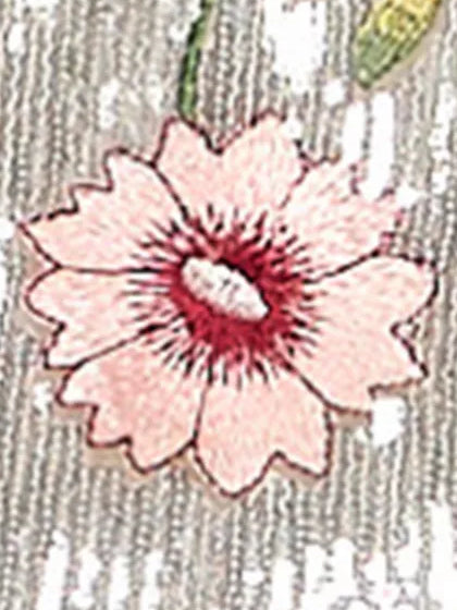 As Picture mermaid floor-length formal dress with embroidery, alternate view showing the skirt