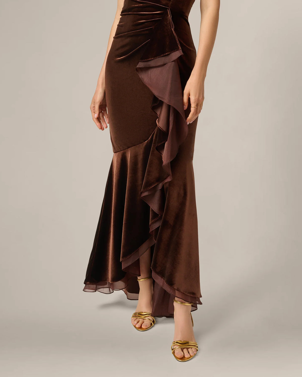 mermaid maxi mother of the bride dress - image 5