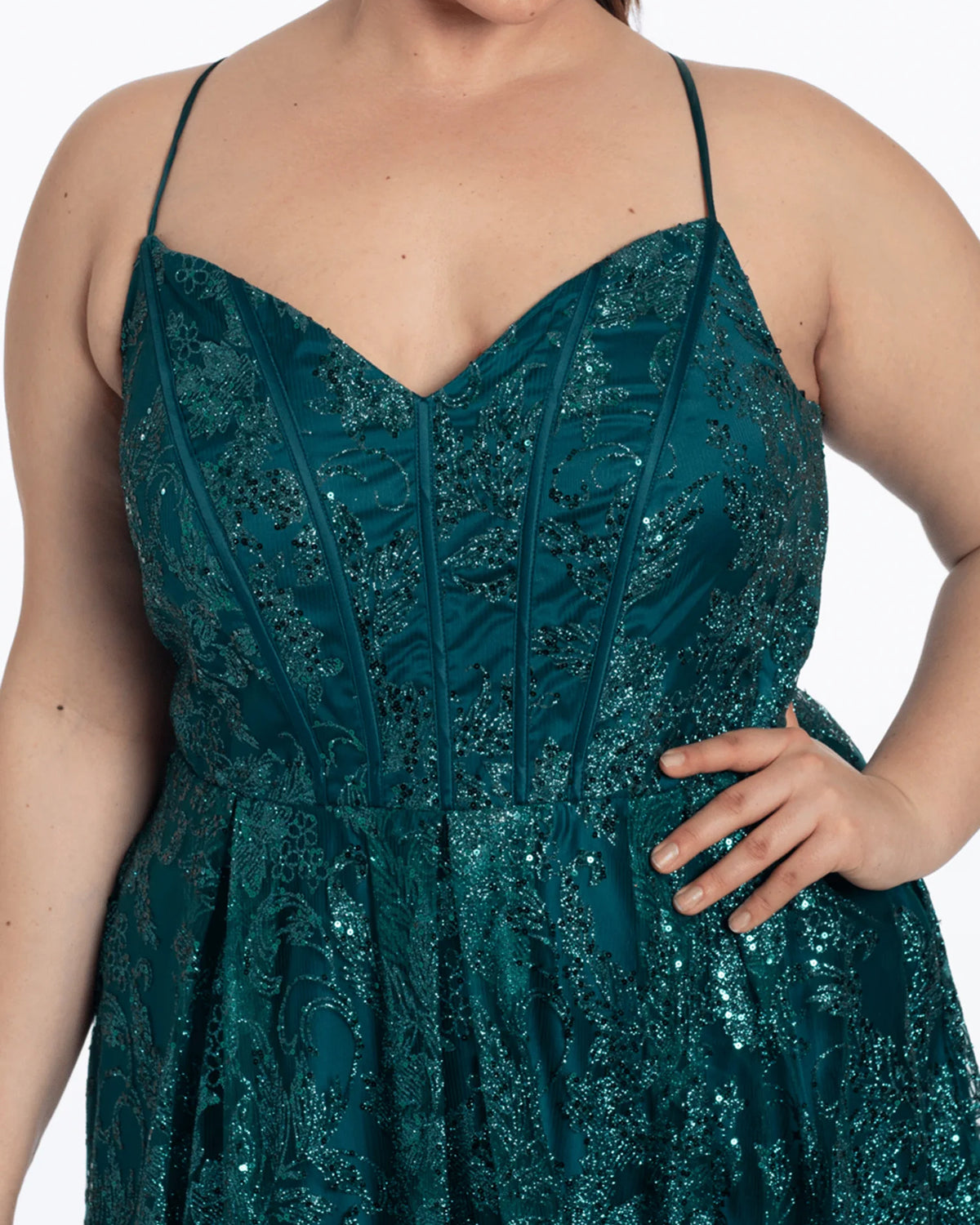 v neck ball-gown floor-length prom dress - image 5