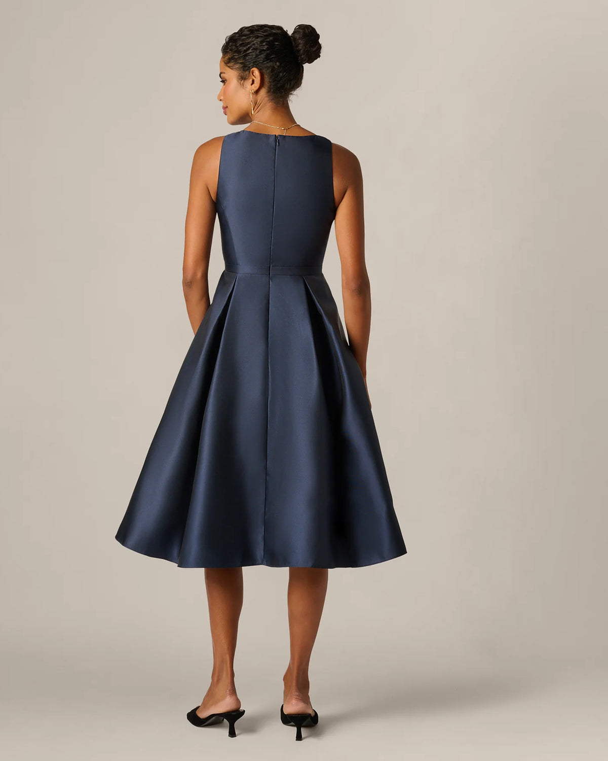fit-and-flare midi mother of the bride dress - image 5