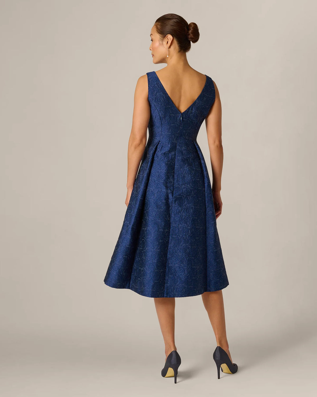 fit-and-flare midi mother of the bride dress - image 5