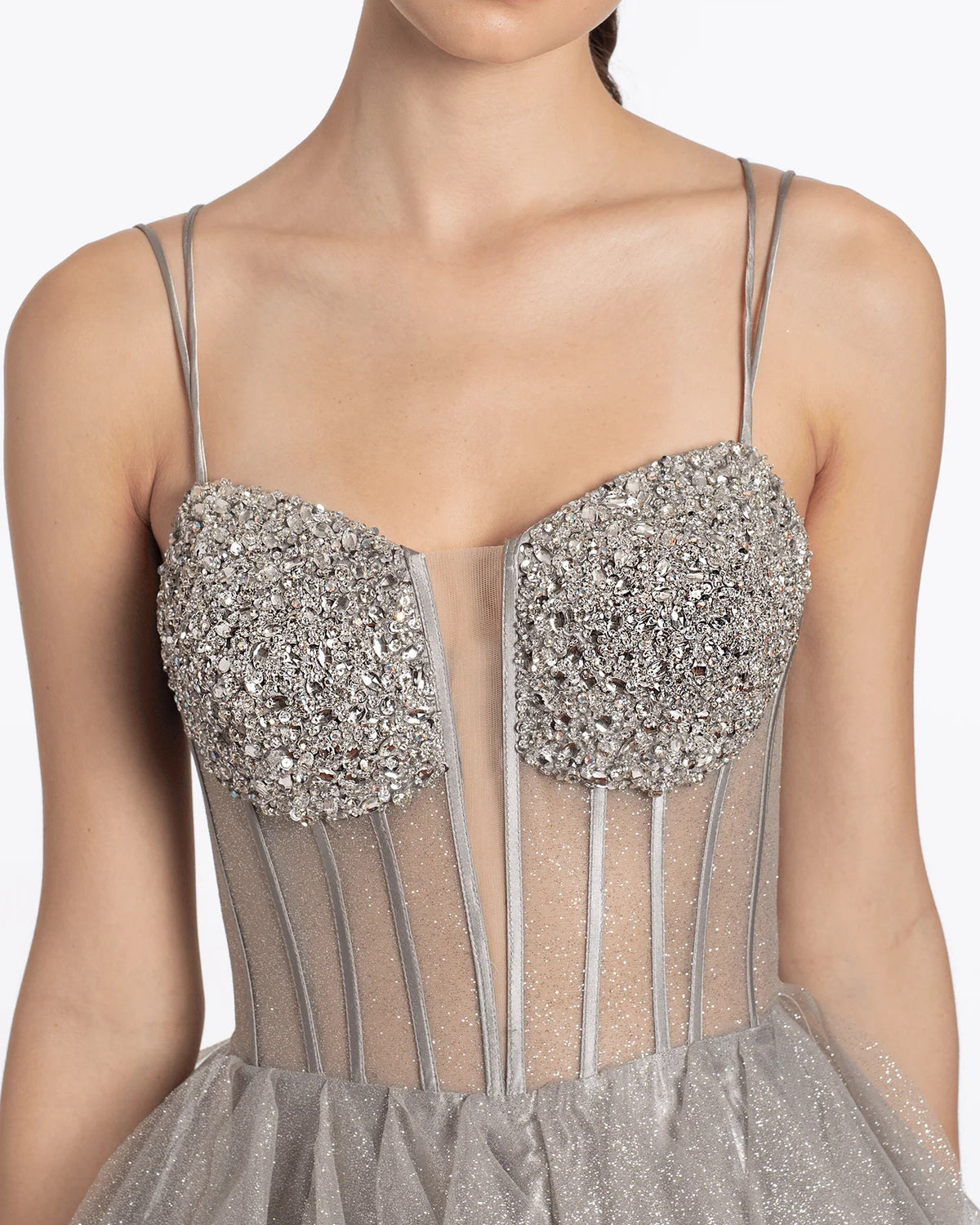 sweetheart ball-gown floor-length prom dress - image 5