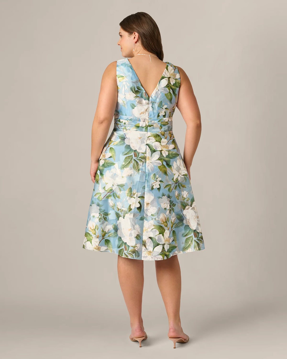 a-line midi mother of the bride dress - image 5
