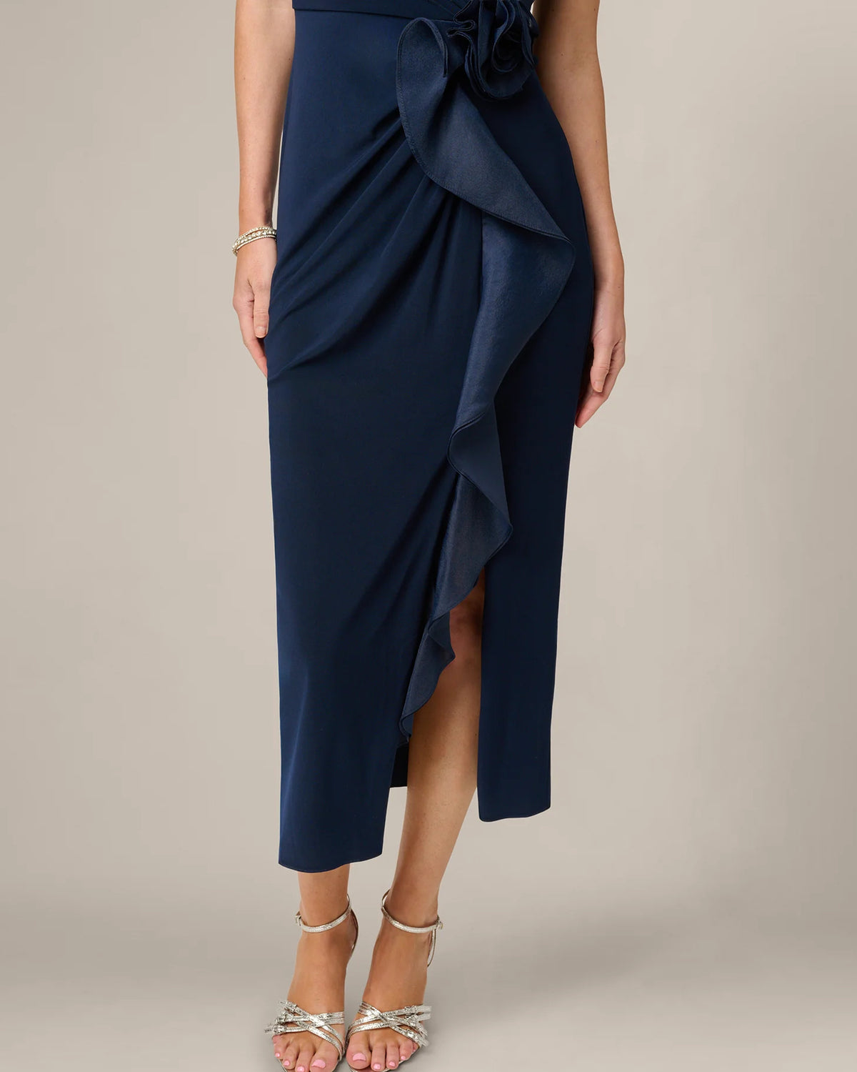 a-line maxi mother of the bride dress - image 5