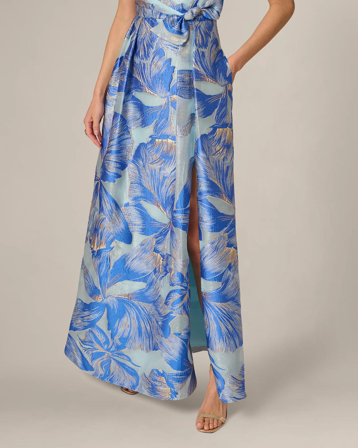 a-line maxi mother of the bride dress - image 5