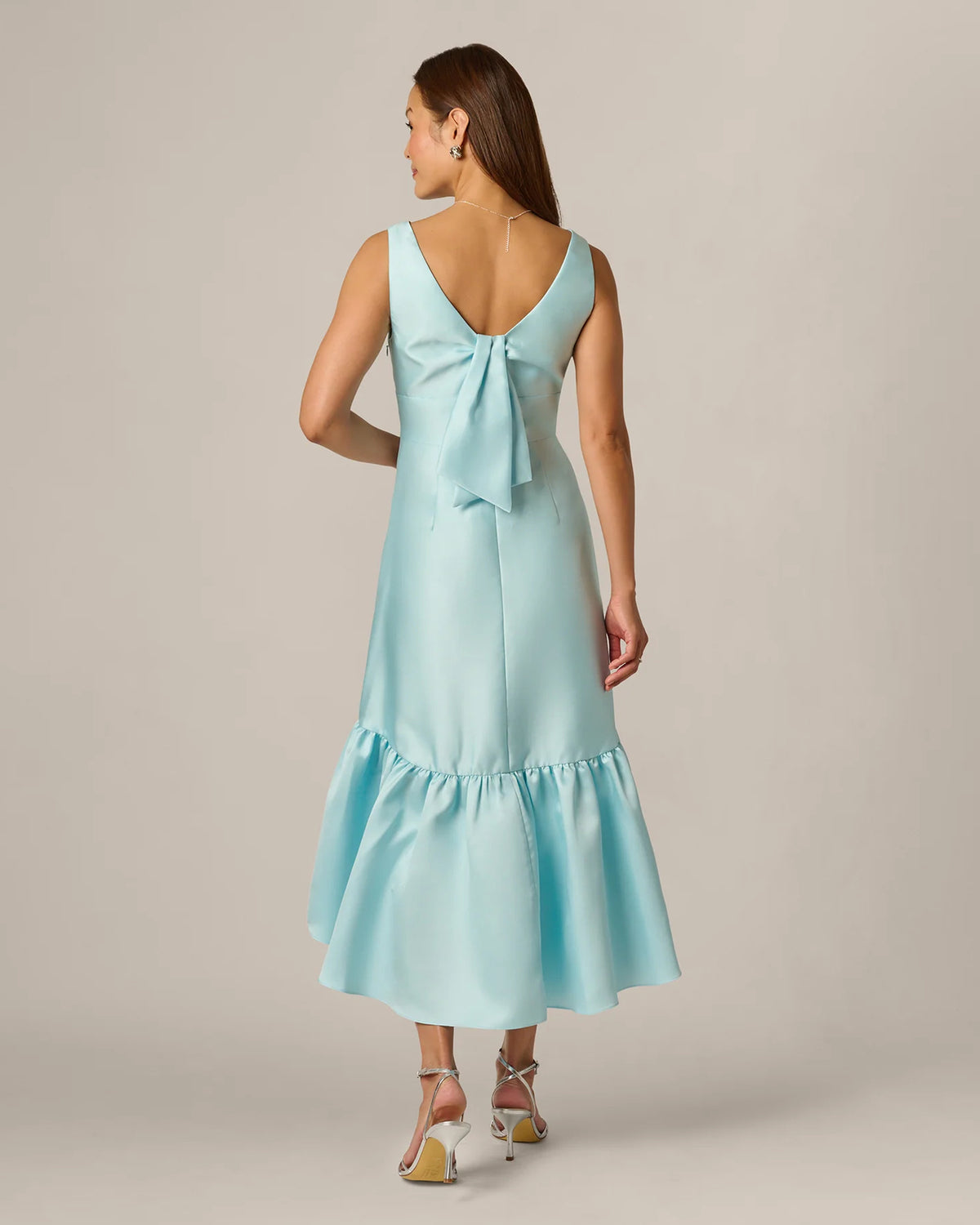 a-line midi mother of the bride dress - image 5