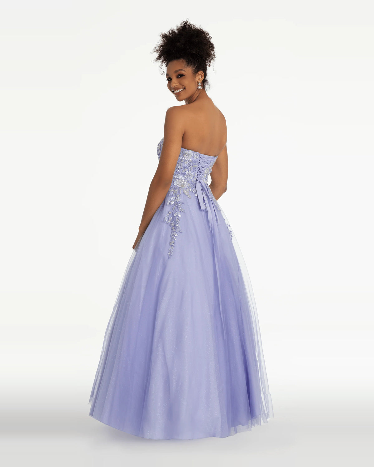 sweetheart ball-gown floor-length prom dress - image 5