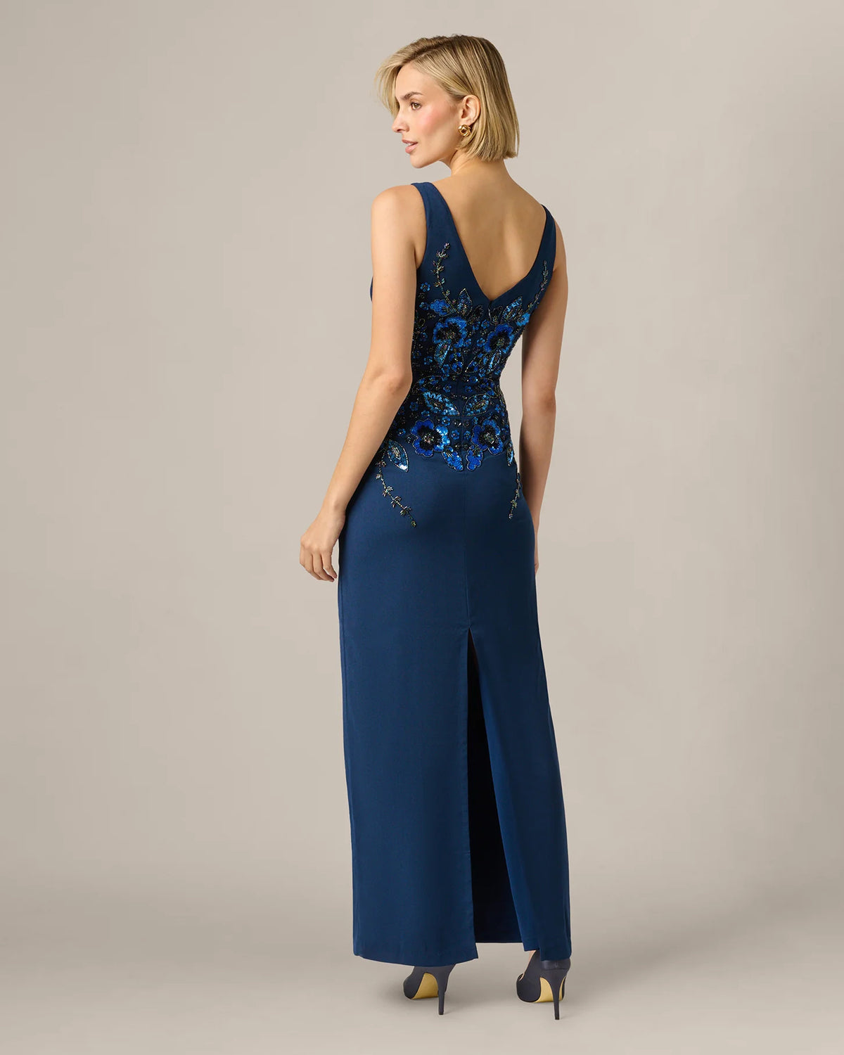 a-line maxi mother of the bride dress - image 5