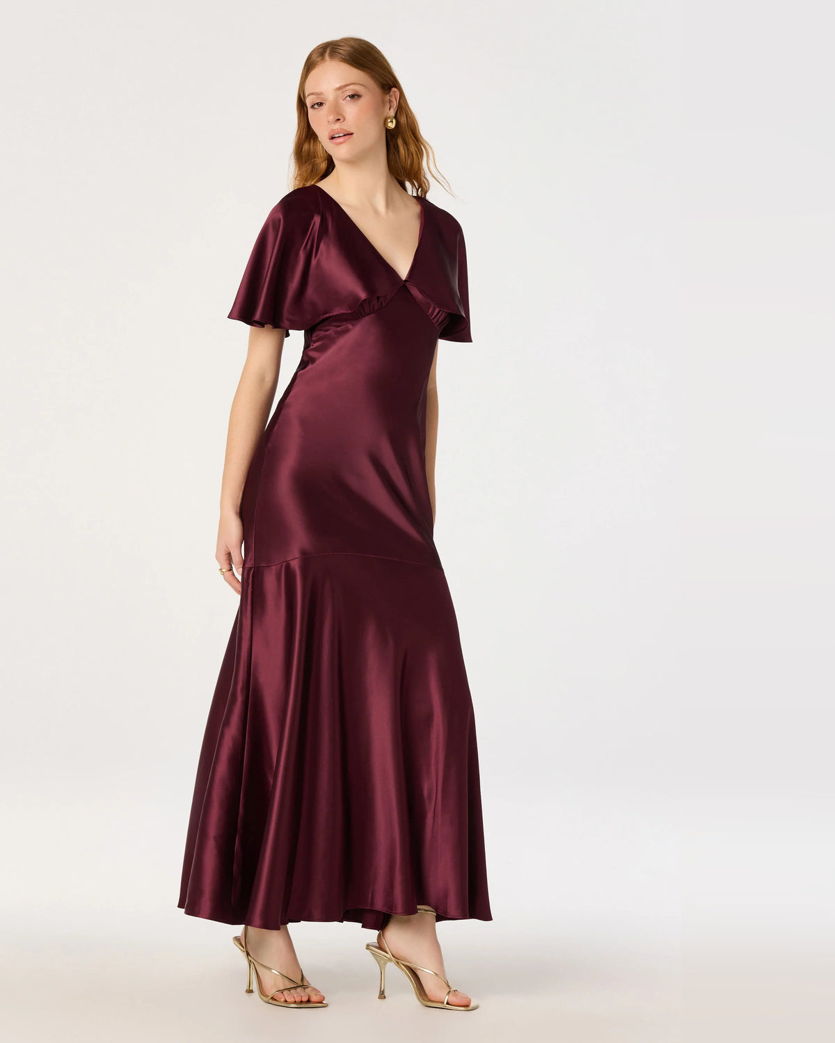 spaghetti strap a-line maxi formal dress - image 5