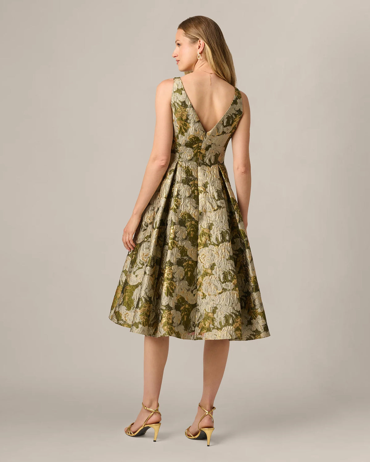 fit-and-flare maxi mother of the bride dress - image 5