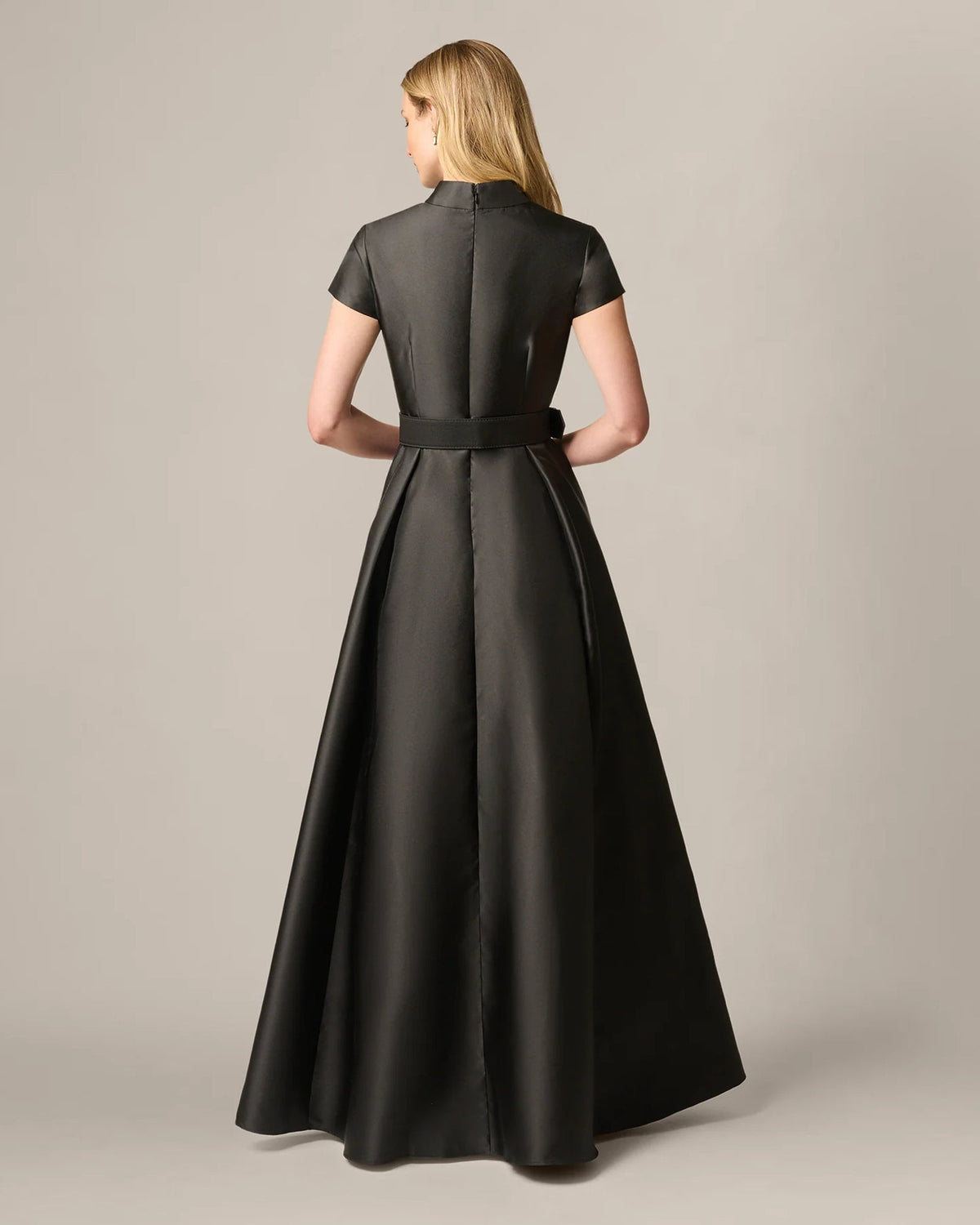 spaghetti strap a-line maxi mother of the bride dress - image 5
