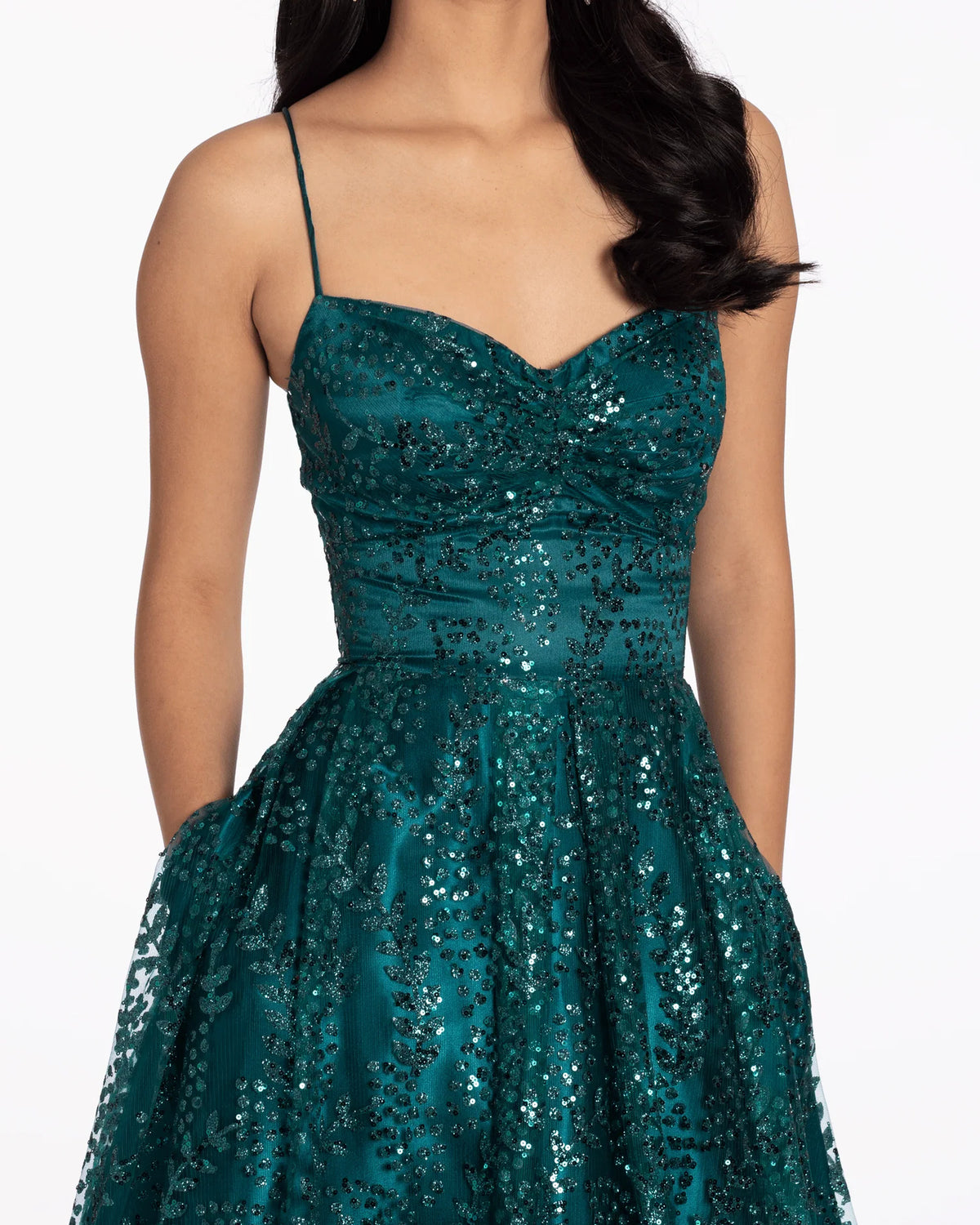 sweetheart ball-gown floor-length prom dress - image 5