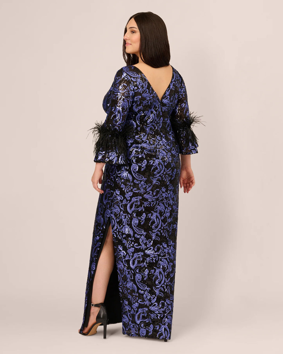 a-line maxi mother of the bride dress - image 5