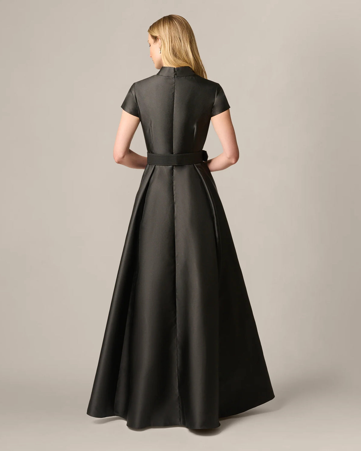 spaghetti strap a-line maxi mother of the bride dress - image 5
