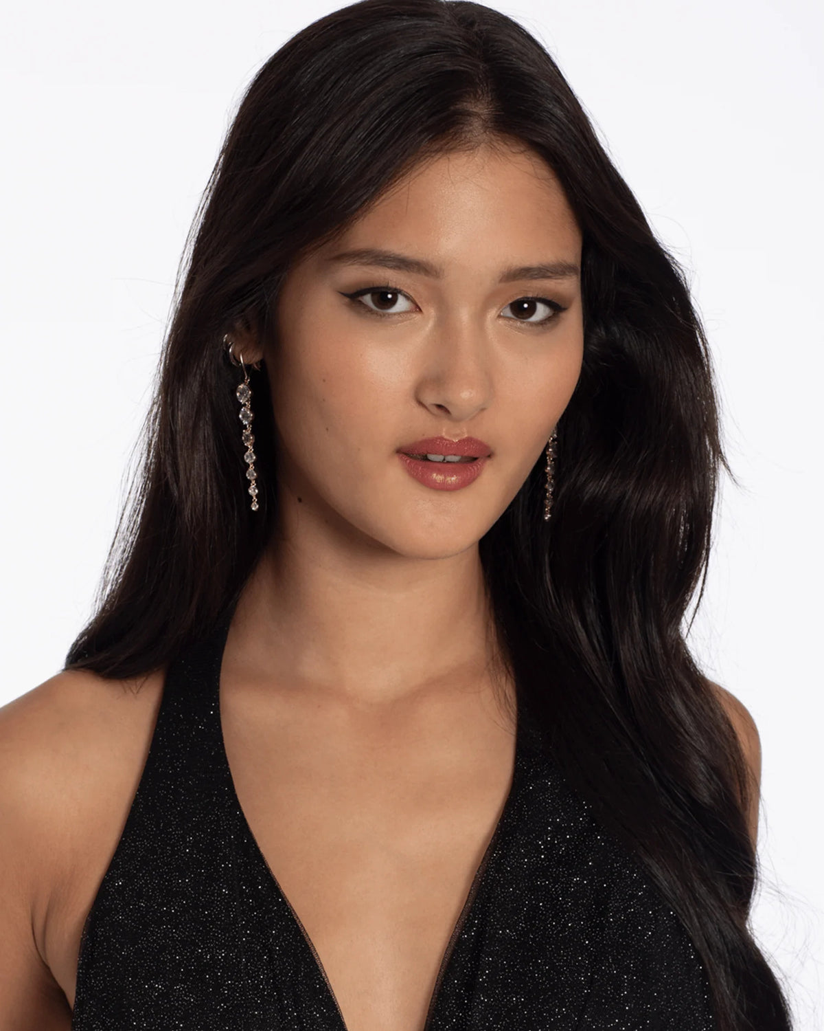 halter neck fit-and-flare maxi homecoming dress - image 5