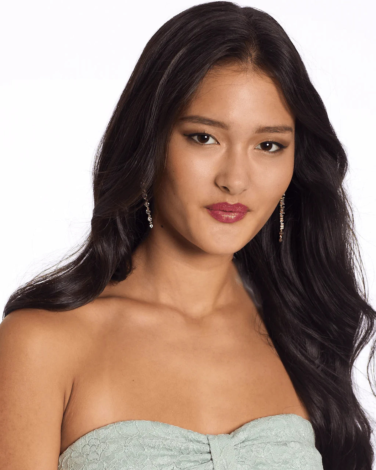 strapless fit-and-flare maxi homecoming dress - image 5