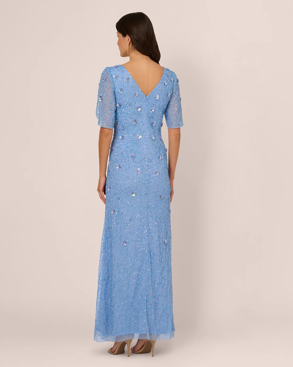 mermaid maxi mother of the bride dress - image 5