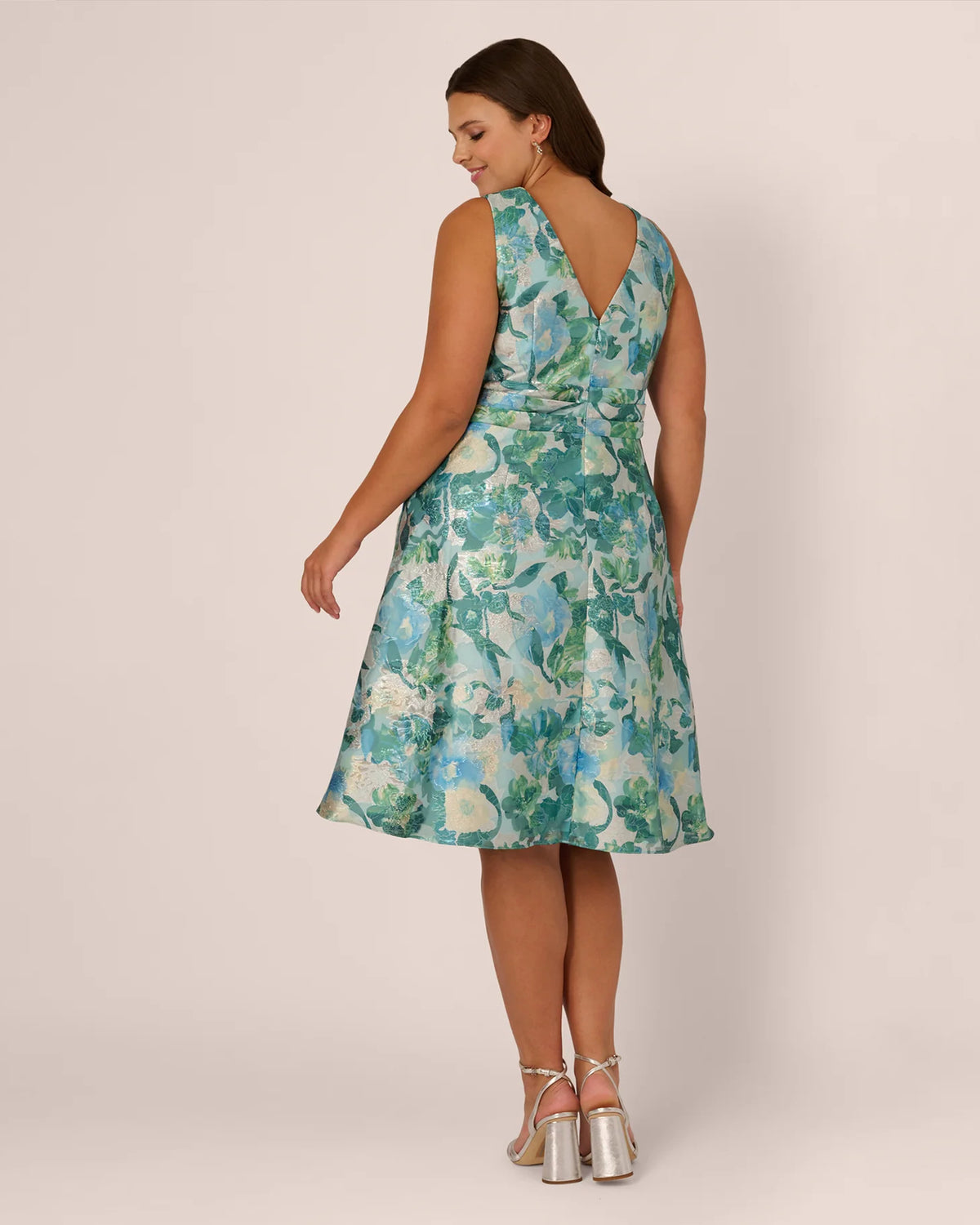 a-line midi mother of the bride dress - image 5