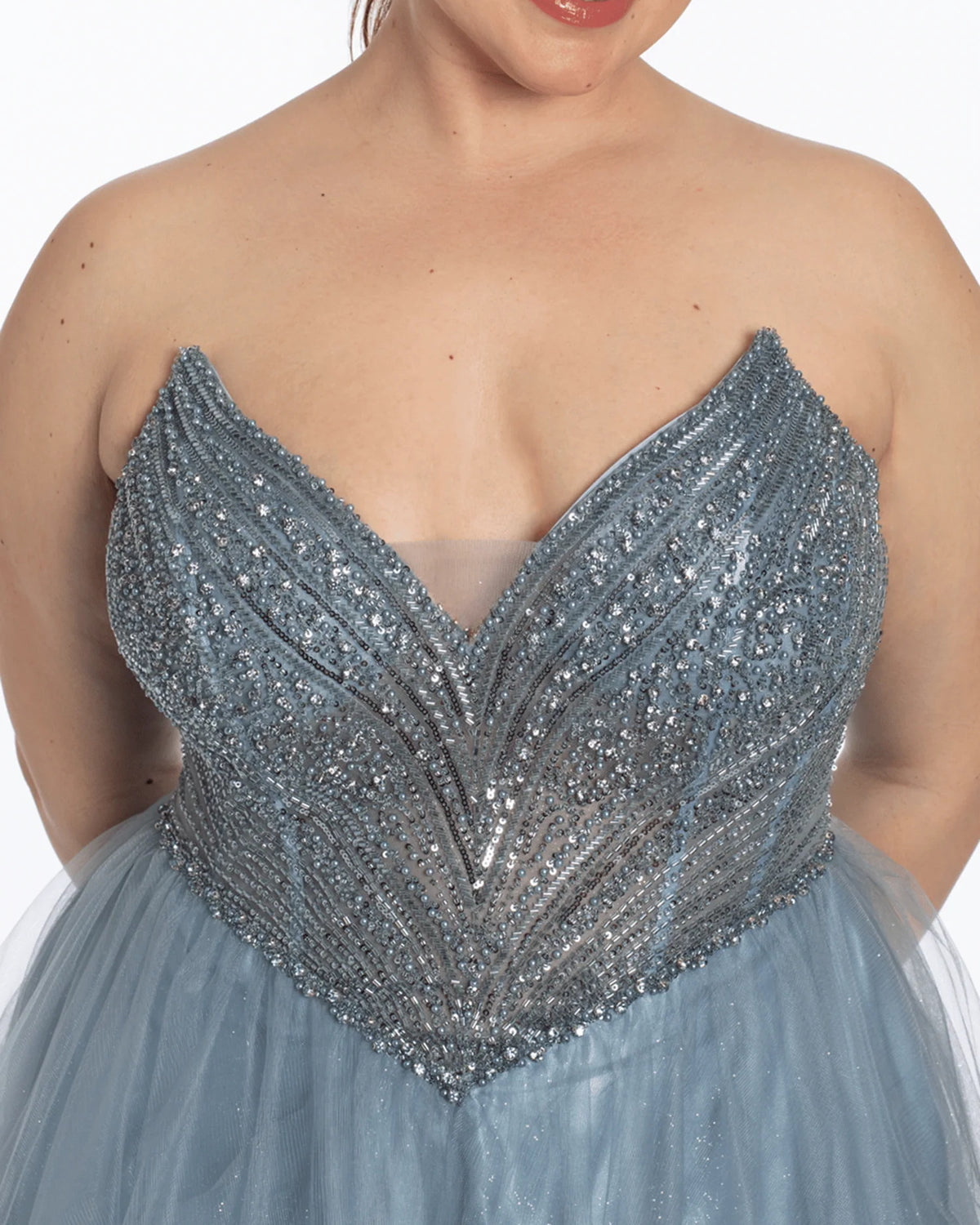 strapless ball-gown floor-length prom dress - image 5