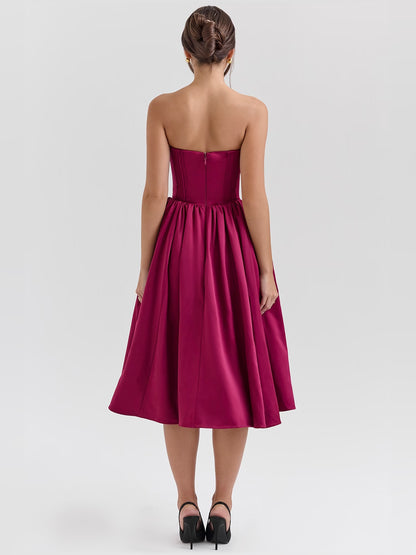 sale midi formal dress, alternate view showing the skirt