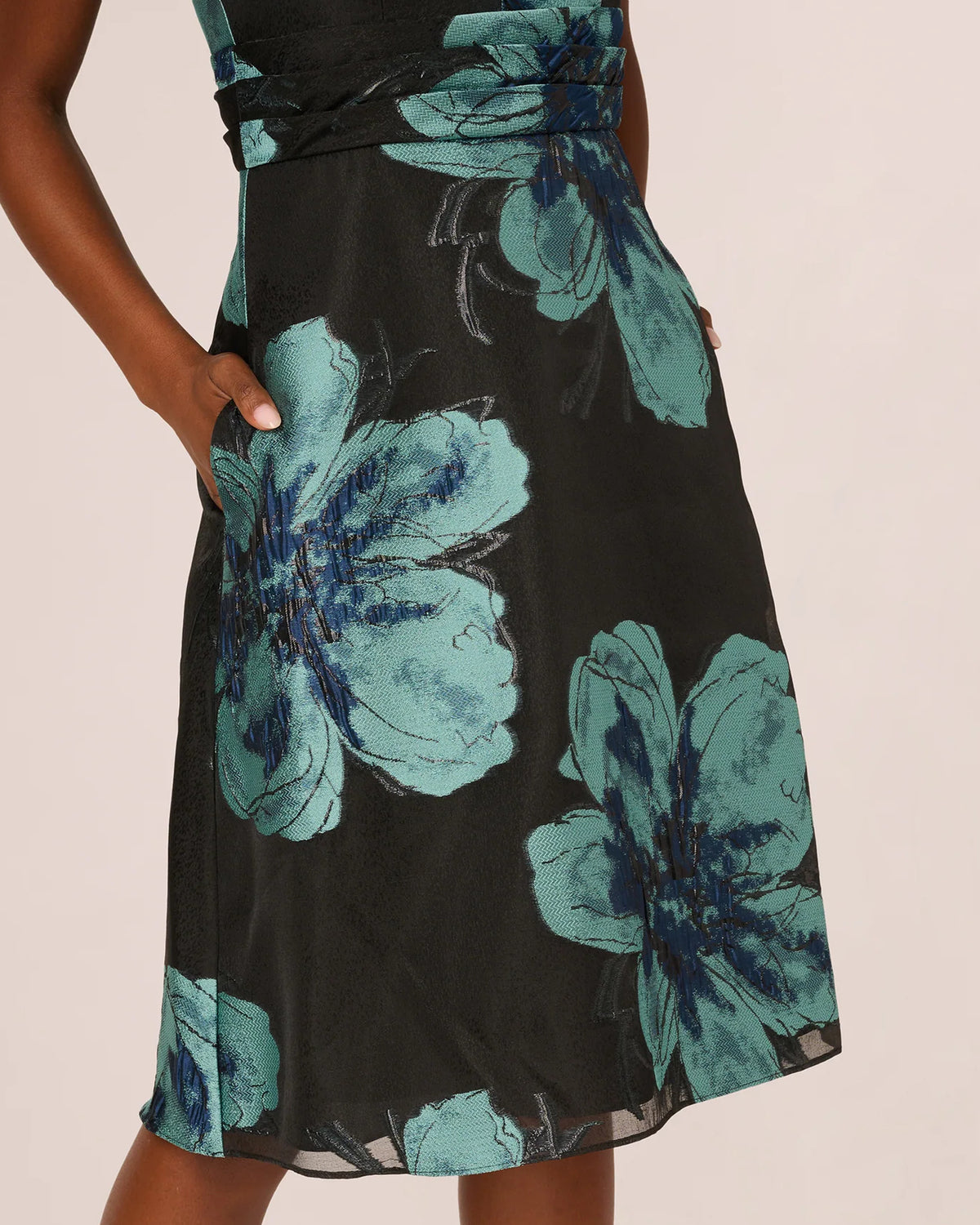 a-line midi mother of the bride dress - image 5