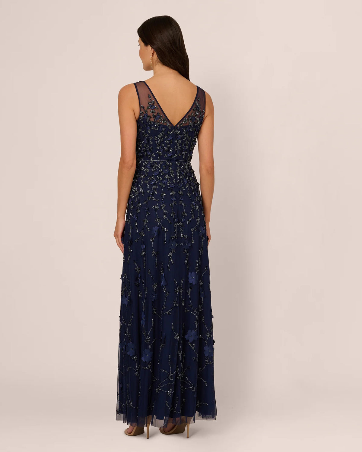 sleeveless a-line maxi mother of the bride dress - image 5