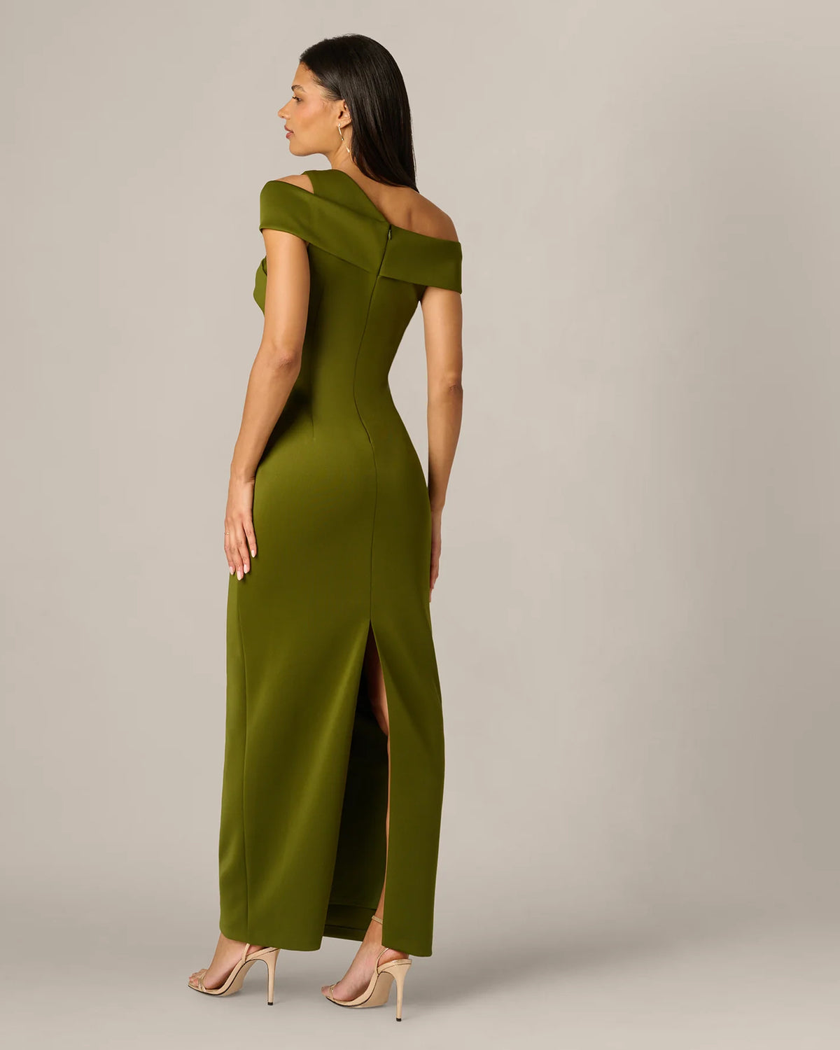 sheath maxi mother of the bride dress - image 5