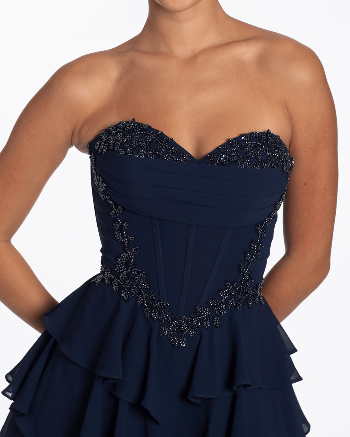 strapless ball-gown floor-length prom dress - image 5