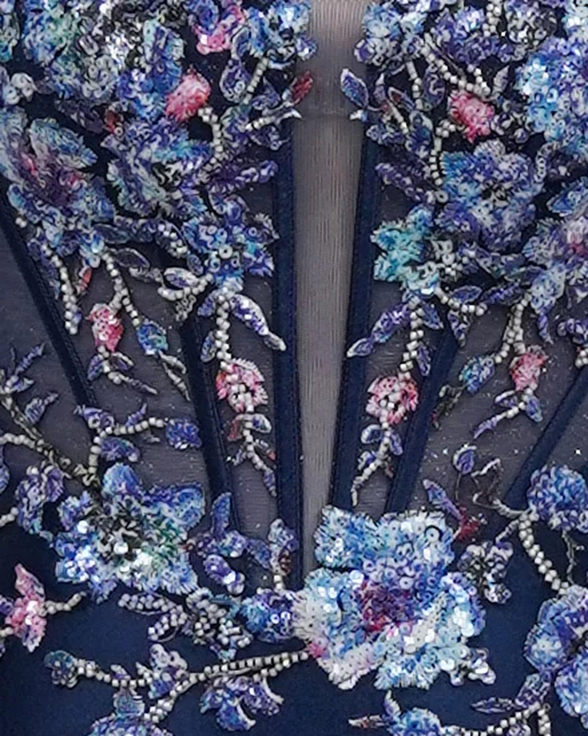 dinah floral corset mini homecoming dress - image 6