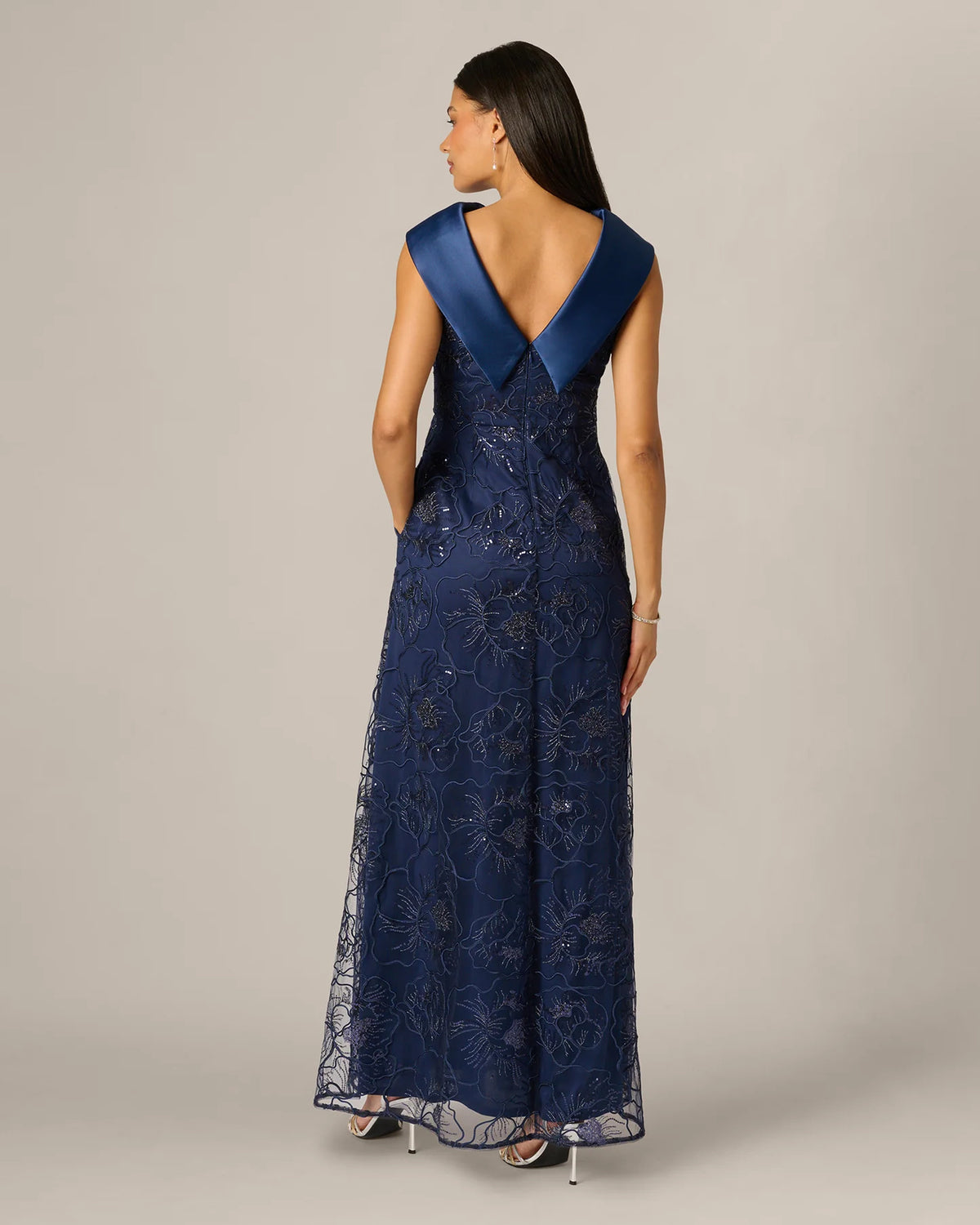 a-line maxi mother of the bride dress - image 6