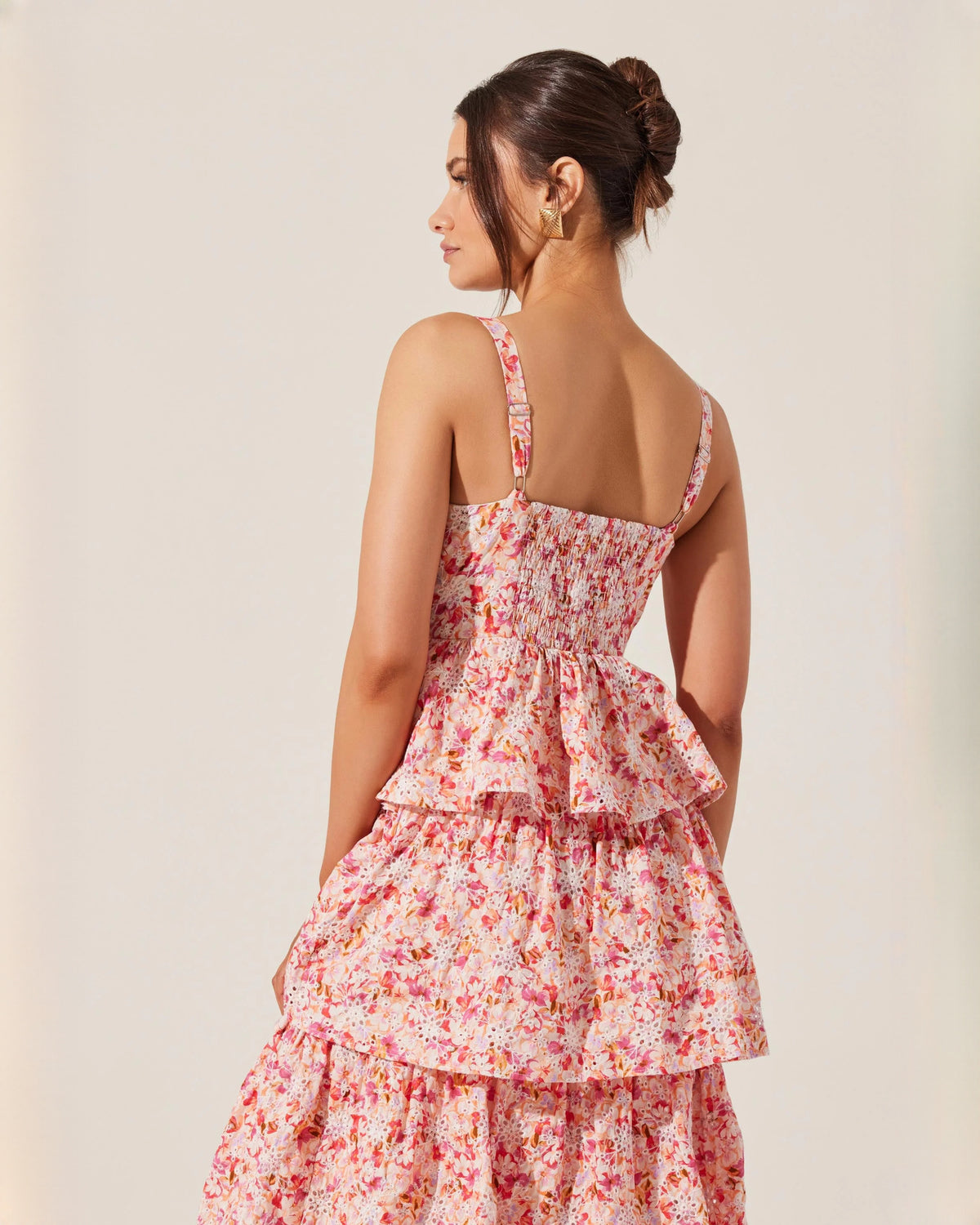 sleeveless chiffon a-line maxi bridesmaid dress - image 6