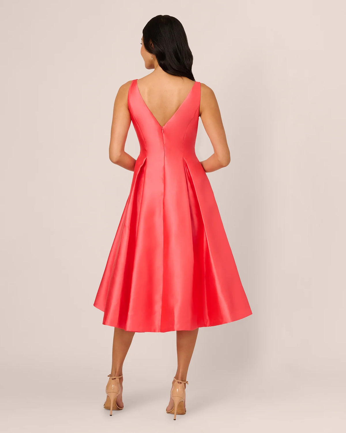 sleeveless fit-and-flare midi mother of the bride dress - image 6