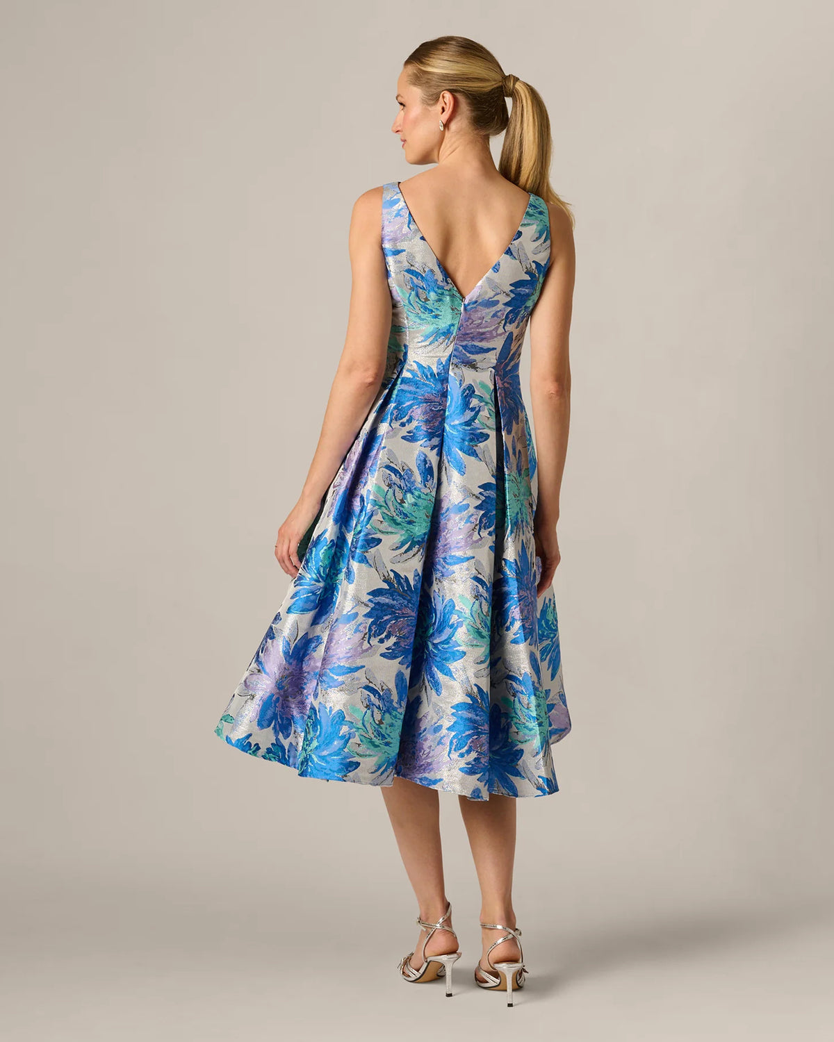 fit-and-flare maxi mother of the bride dress - image 6