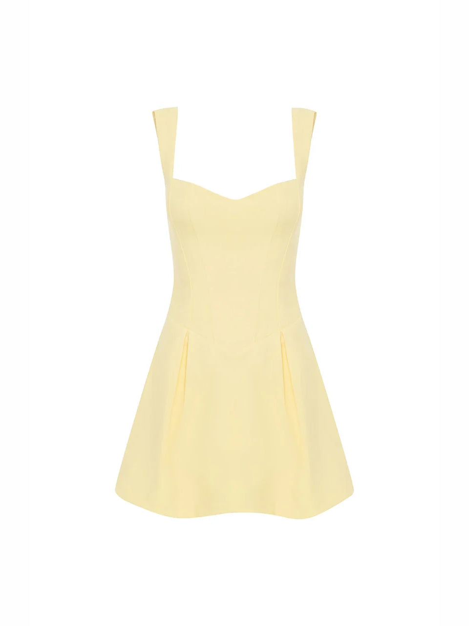 LEMON mini homecoming dress, alternate view showing the full-length profile