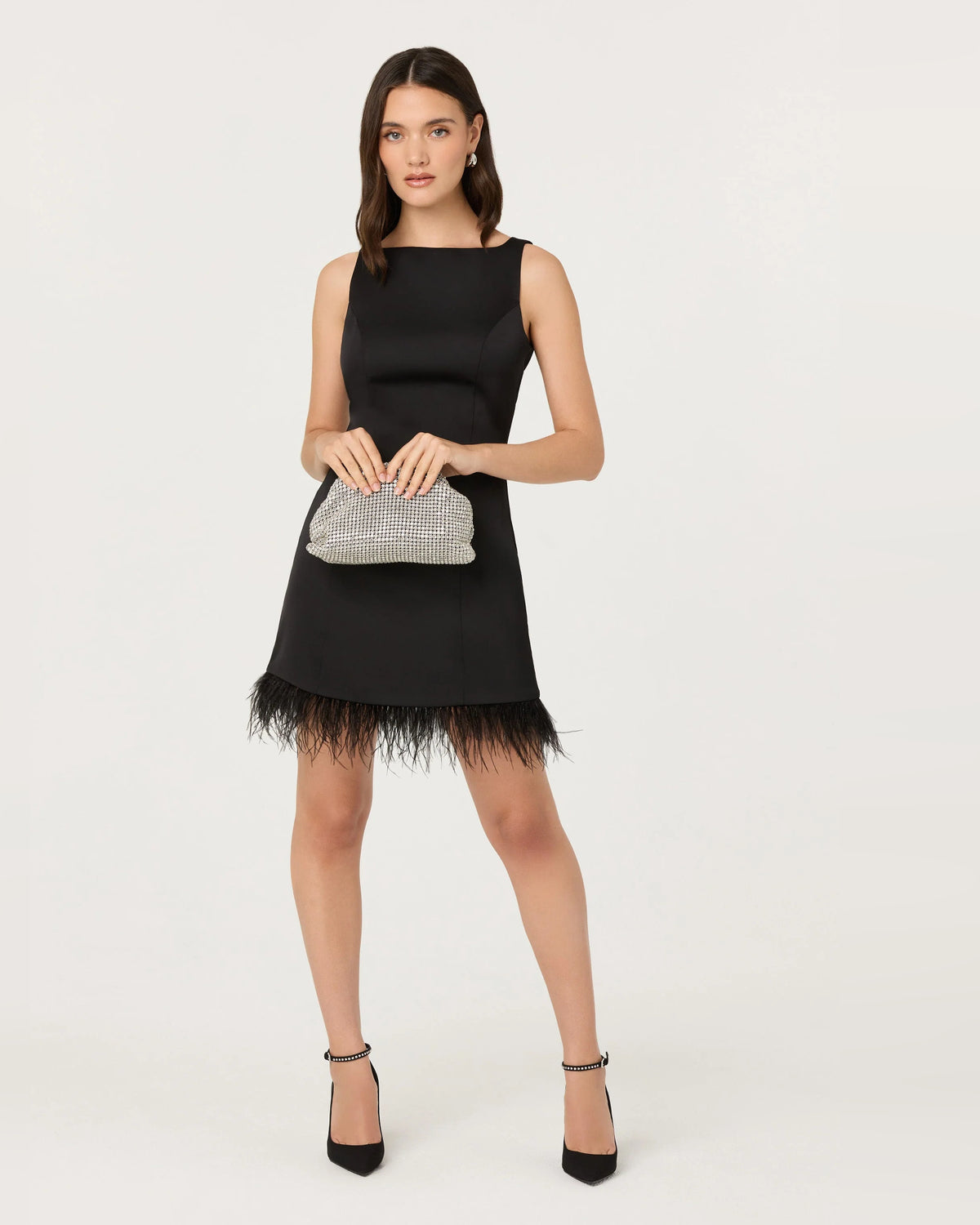 spaghetti strap a-line mini homecoming dress - image 6