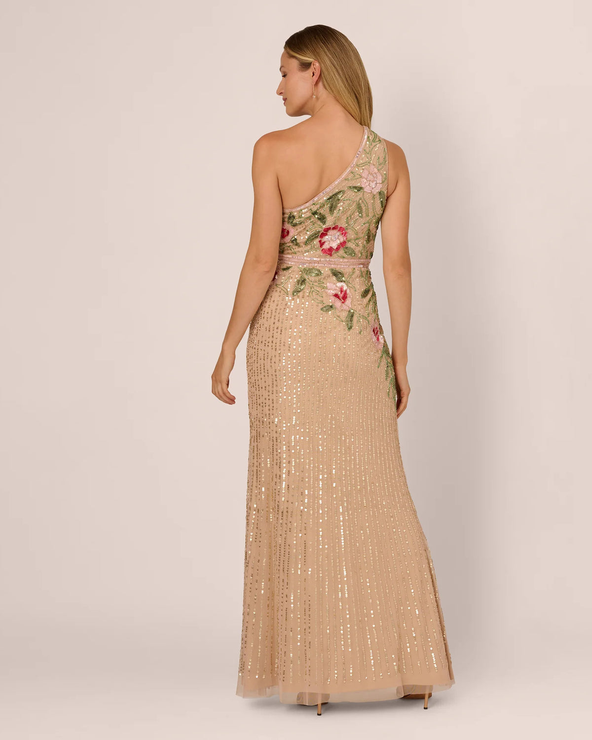 one-shoulder a-line maxi mother of the bride dress - image 6
