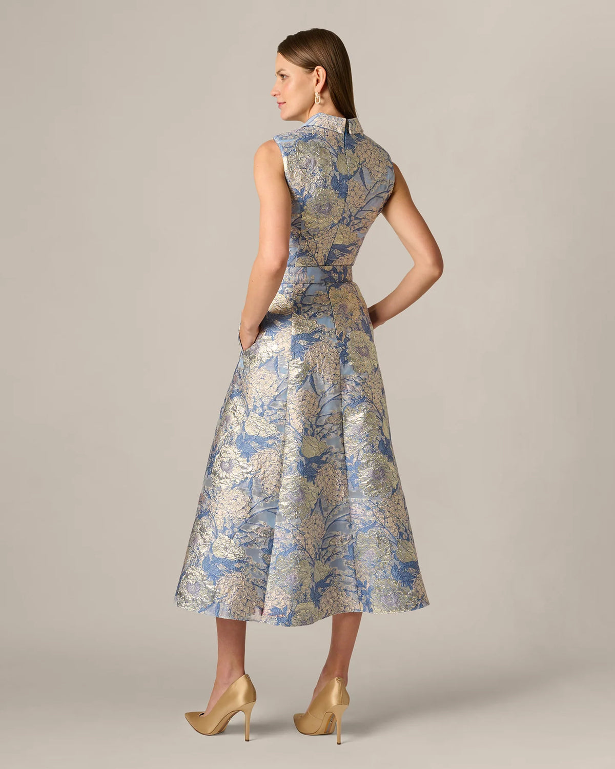 a-line midi mother of the bride dress - image 6