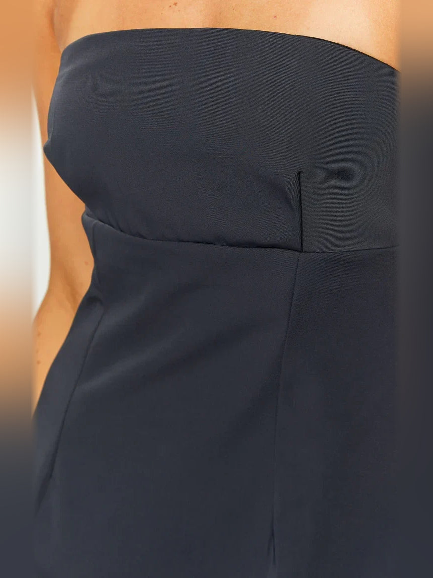 Mint Green mini homecoming dress, alternate view showing the full-length profile