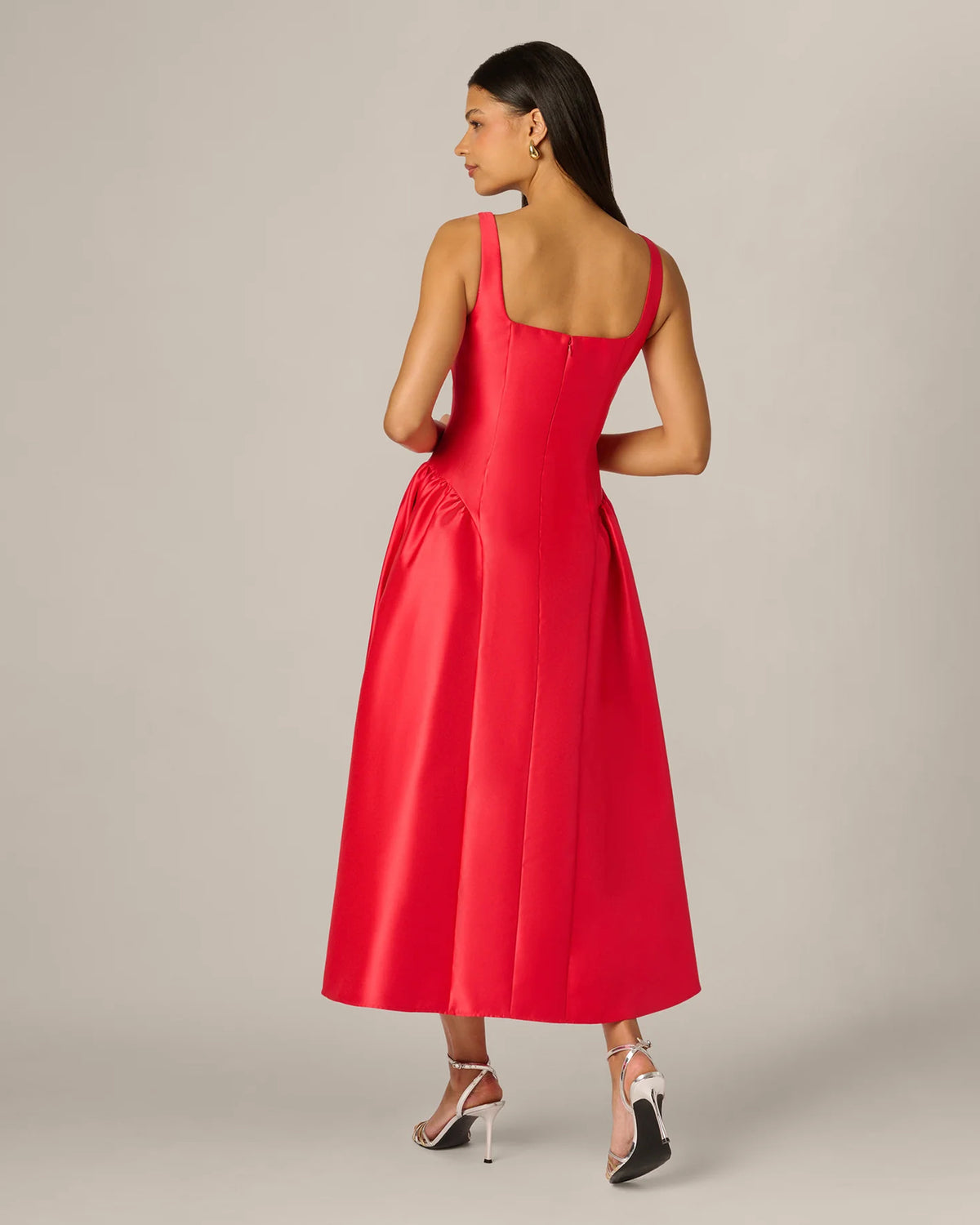fit-and-flare midi mother of the bride dress - image 6