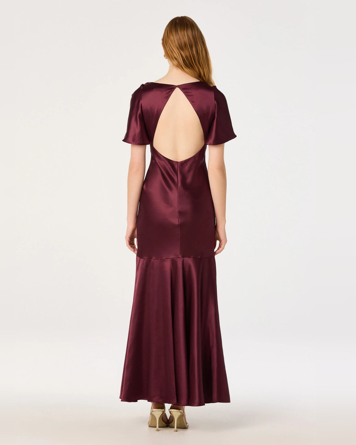 spaghetti strap a-line maxi formal dress - image 6