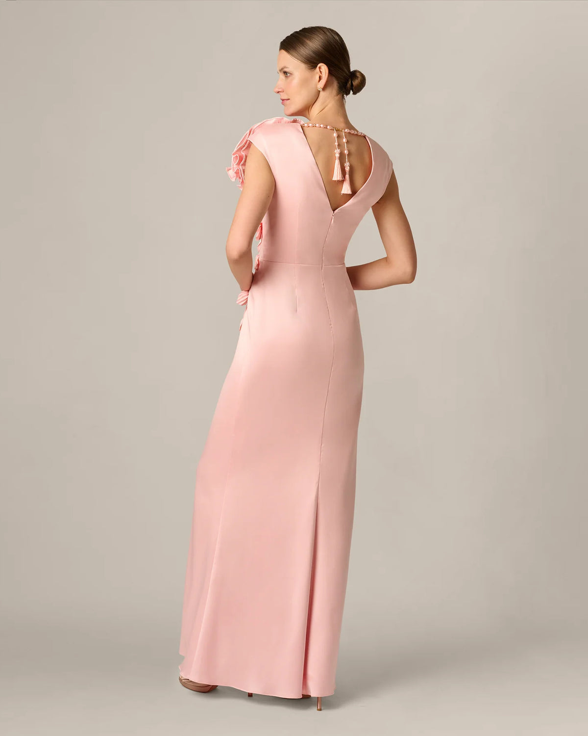 a-line maxi mother of the bride dress - image 6