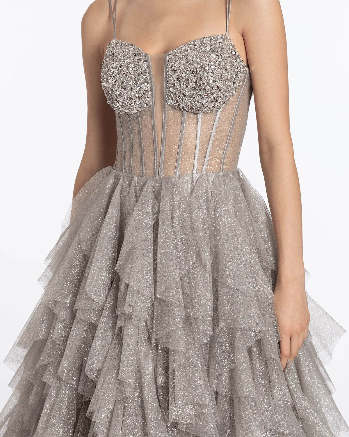 sweetheart ball-gown floor-length prom dress - image 6