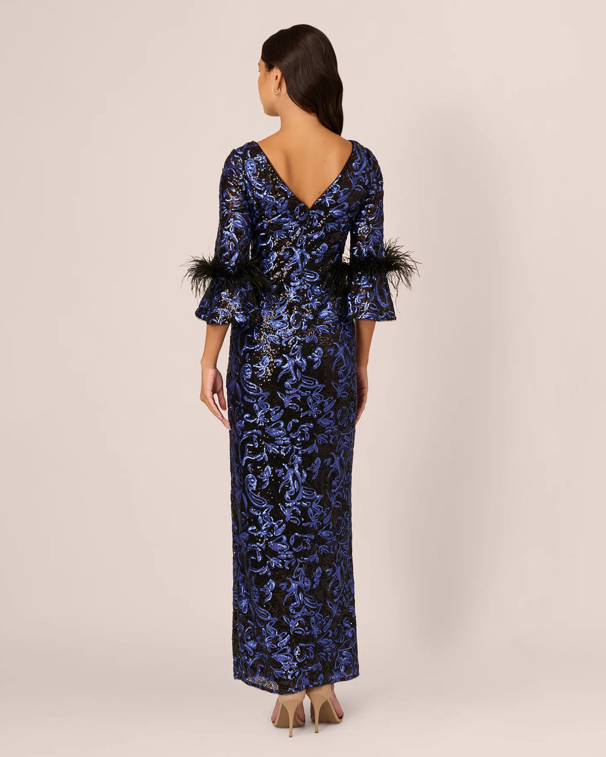 a-line maxi mother of the bride dress - image 6